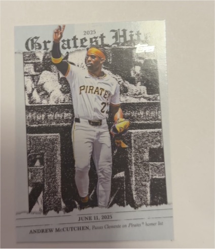 2026 Topps Series 1 #GH-11 Andrew McCutchen Greatest Hits — front