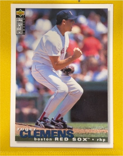 1995 Upper Deck Collector's Choice #410 Roger Clemens — front