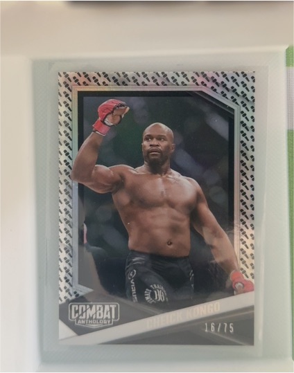 2025 Panini Combat Anthology Microphone #16 Cheick Kongo — front