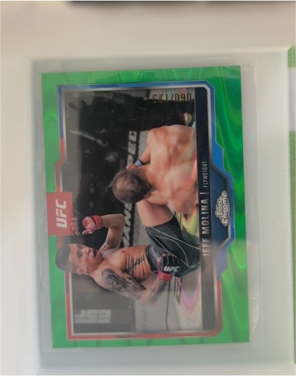 2025 Topps Chrome UFC #90 Jeff Molina — front