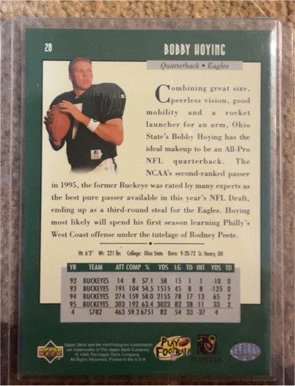 1996 Donruss #228 Bobby Hoying Rookie RC — front