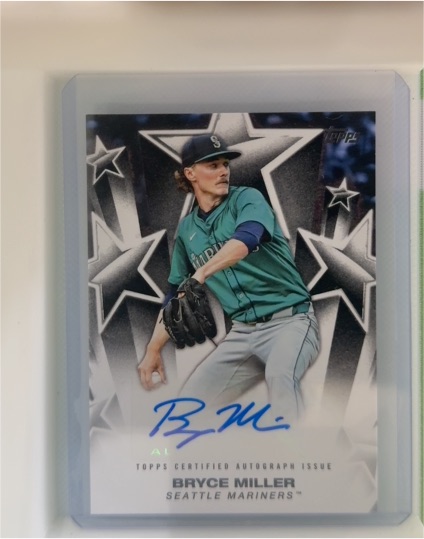 2025 Topps Series 1 Baseball Stars Autographs #BSA-BM Bryce Miller — front