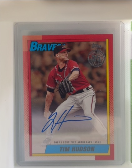2025 Topps Series 2 1990 35th Anniversary Auto #90B2-TH Tim Hudson — front