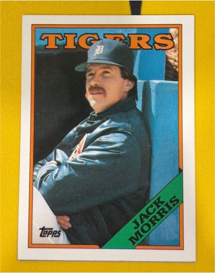 1988 Topps #340 Jack Morris — front