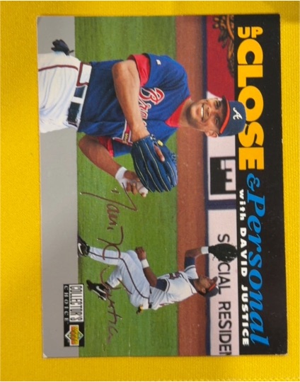 1994 Upper Deck Collector's Choice #636 David Justice — front