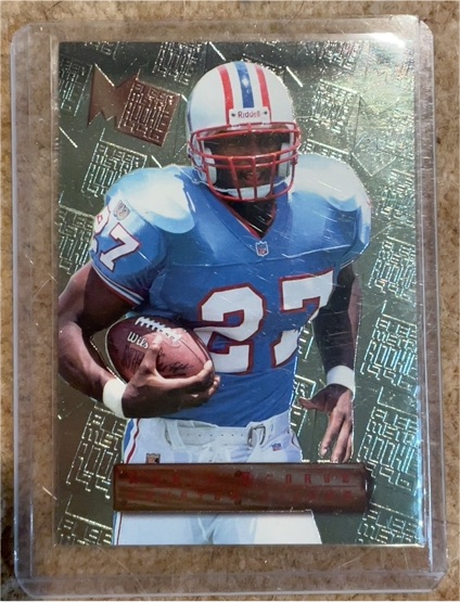 1996 Fleer Metal #131 Eddie George — front