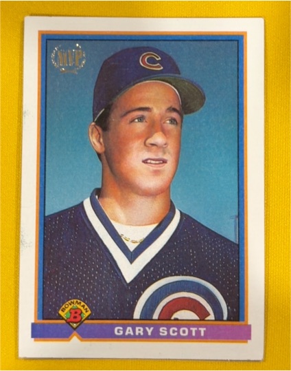 1991 Bowman #535 Gary Scott — front
