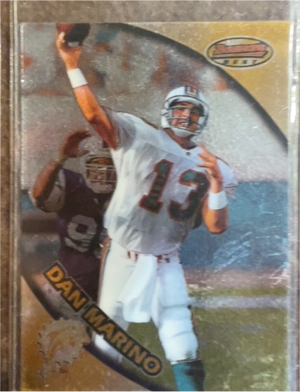1997 Bowman's Best #90 Dan Marino — front