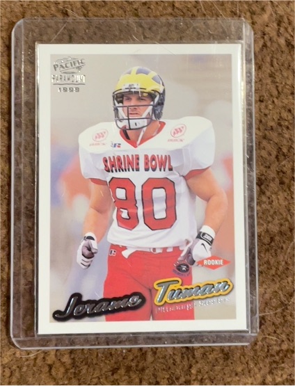 1999 Pacific Paramount #191 Jerame Tuman — front