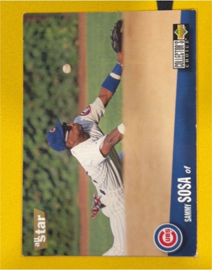 1996 Upper Deck Collector's Choice #490 Sammy Sosa Chicago Cubs — front