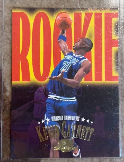 1995-96 SkyBox Premium #233 Kevin Garnett Rookie — front