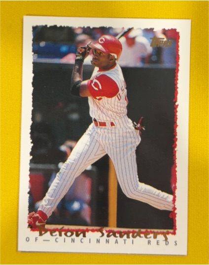 1995 Topps #508 Deion Sanders — front