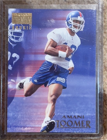 1996 Skybox Premium #225 Amani Toomer — front
