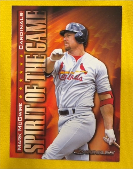 1998 Donruss #401 Spirit of the Game Mark McGwire — front
