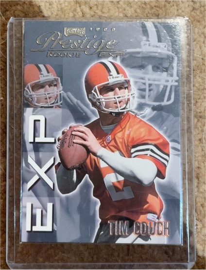 1999 Playoff Prestige EXP #EX40 Tim Couch — front