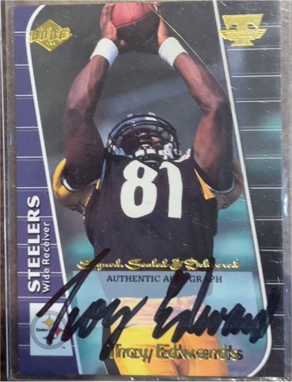 1999 Collector's Edge Triumph #TE Troy Edwards — front