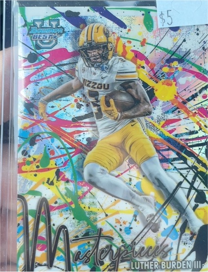 2024 Bowman Best University #BM-1 Luther Burden III Masterpieces — front