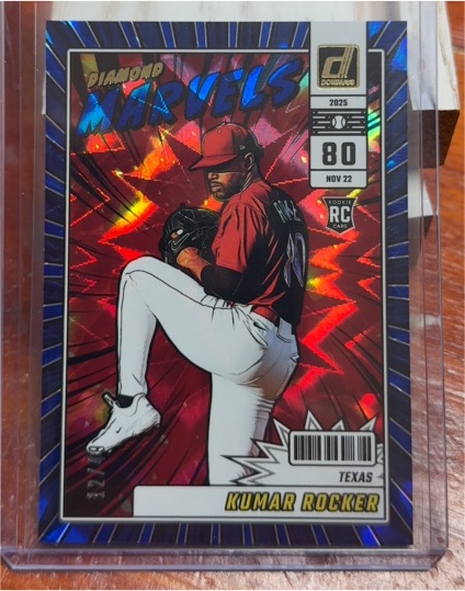 2025 Donruss Diamond Marvels #15 Kumar Rocker — front