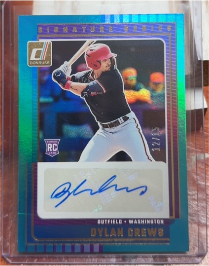 2025 Donruss Signature Series Dylan Crews — front
