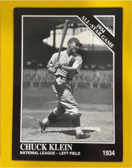 1991 The Sporting News Conlon Collection #300 Chuck Klein — front