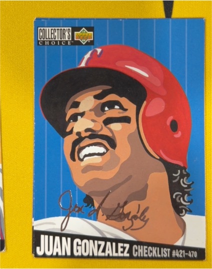 1994 Upper Deck Collector's Choice #323 Juan Gonzalez — front