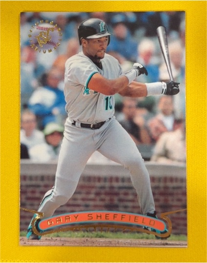 1996 Topps Stadium Club #400 Gary Sheffield — front