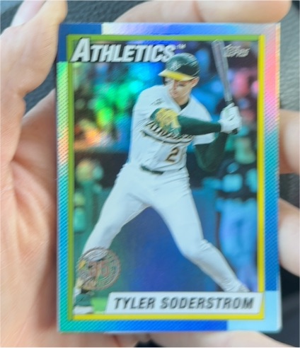 2025 Topps Update #U90-2 Tyler Soderstrom — front