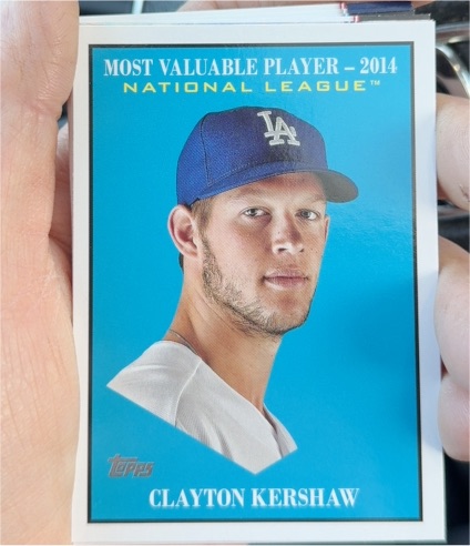 2025 Topps Update Series #MV-15 Clayton Kershaw — front