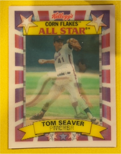 1992 Kellogg's Corn Flakes All Star #5 Tom Seaver — front