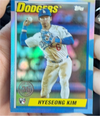2025 Topps Update #U90-13 Hyeseong Kim — front