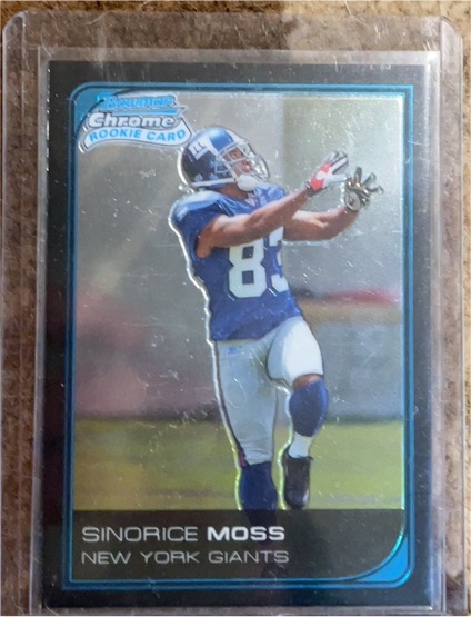 2006 Bowman Chrome #230 Sinorice Moss — front