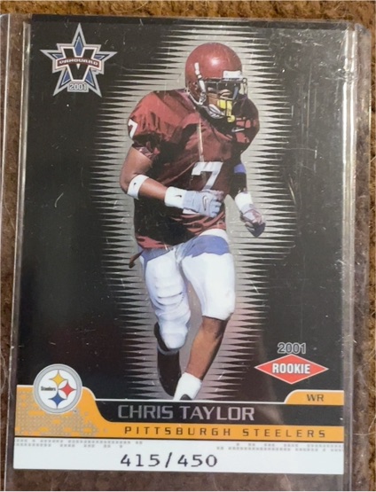 2001 Pacific Vanguard #138 Chris Taylor — front