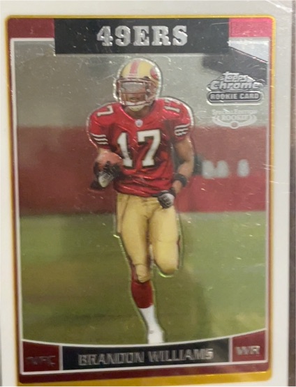 2006 Topps Chrome #248 Brandon Williams Rookie Card — front