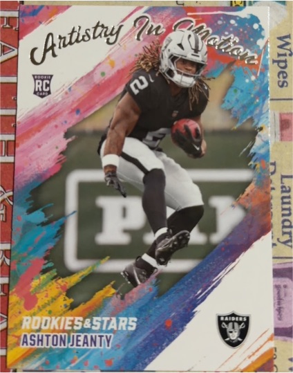 2025 Panini Rookies & Stars #10 Ashton Jeanty Artistry In Motion — front