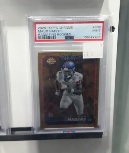 2024 Topps Chrome Radiating Rookies #RR9 Malik Nabers — front
