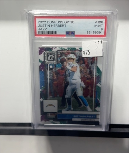 2022 Donruss Optic #108 Justin Herbert — front