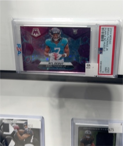 2024 Panini Mosaic NFL Debut #282 Brian Thomas Jr. — front