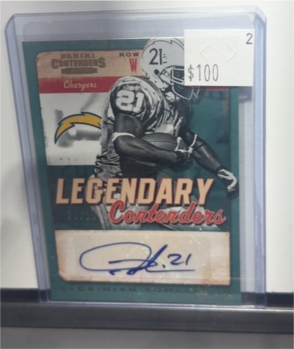 2013 Panini Contenders Legendary Contenders LaDainian Tomlinson — front
