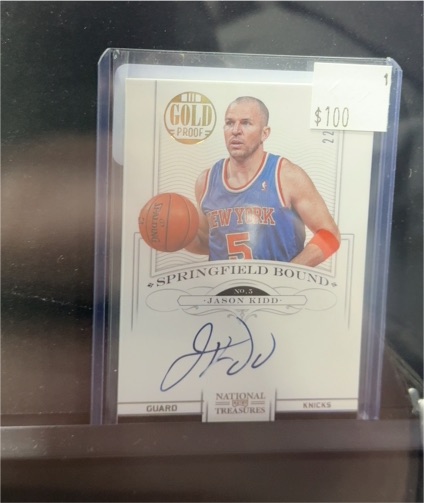 2012 Panini National Treasures Springfield Bound #5 Jason Kidd — front