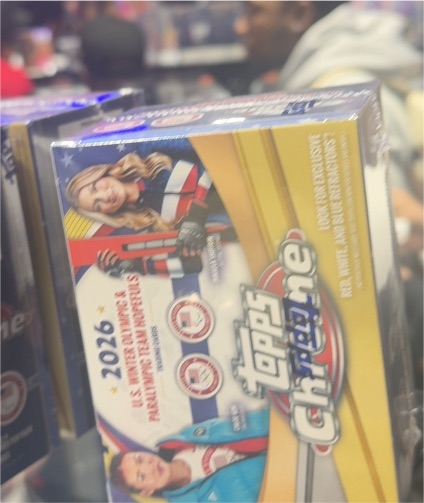 2026 Topps Chrome US Olympic & Paralympic Hopefuls Blaster Box — front