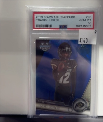 2023 Bowman University Chrome Sapphire #36 Travis Hunter — front