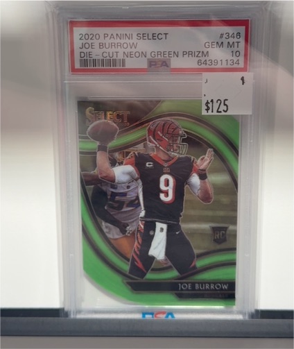 2020 Panini Select #346 Joe Burrow — front