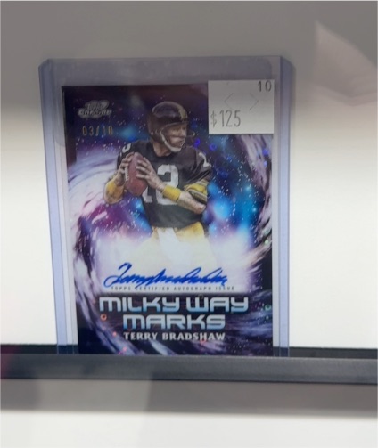 2024 Topps Chrome Cosmic Milky Way Marks #MWM-B1 Terry Bradshaw — front