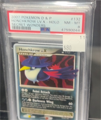2007 Pokemon Diamond & Pearl Secret Wonders #132 Honchkrow LV.X — front