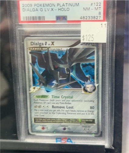 2009 Pokemon Platinum #122 Dialga G LV.X — front