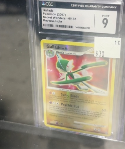2007 Pokemon Secret Wonders #6 Gallade Reverse Holo — front
