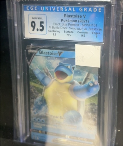 2021 Pokémon Black Star Promos #SWSH101 Blastoise V — front