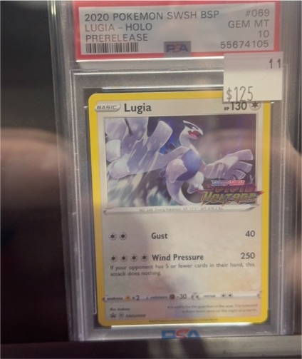 2020 Pokémon SWSH BSP #069 Lugia Holo Prerelease — front