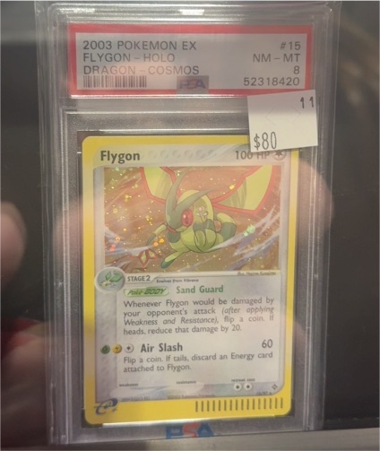 2003 Pokemon EX Dragon #15 Flygon Holo — front