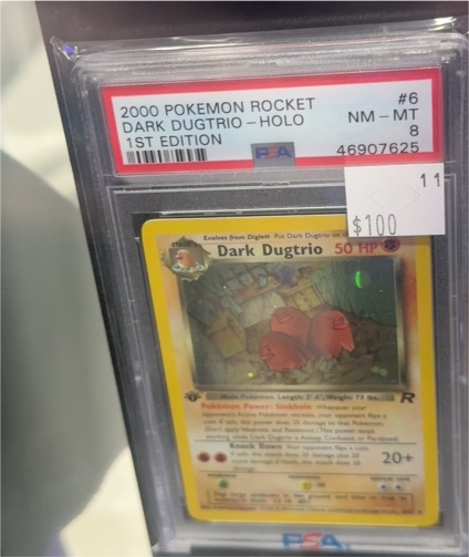 2000 Pokemon Rocket #6 Dark Dugtrio Holo 1st Edition — front